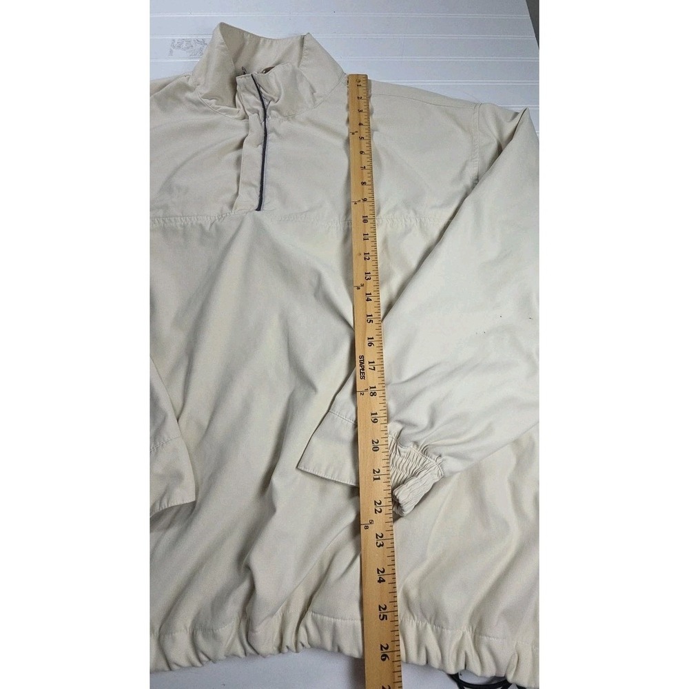 Ping Collection Jacket Mens XL BEIGE Quarter Zip Golf Windbreaker Pullover LOGO - Picture 5 of 10